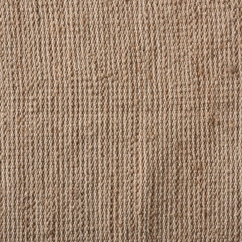 BAXTON STUDIO MICHIGAN MODERN AND CONTEMPORARY NATURAL BROWN HANDWOVEN HEMP BLEND AREA RUG