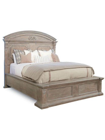 Arch Salvage Queen Chambers Panel Bed