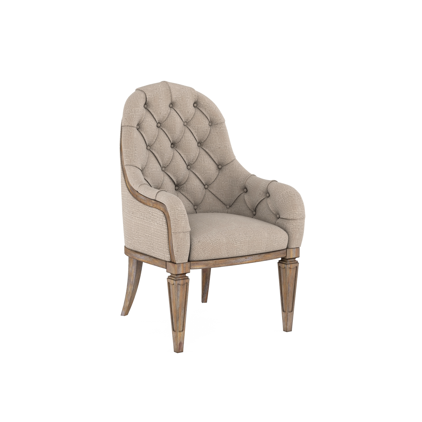 Architrave Upholstered Arm Chair