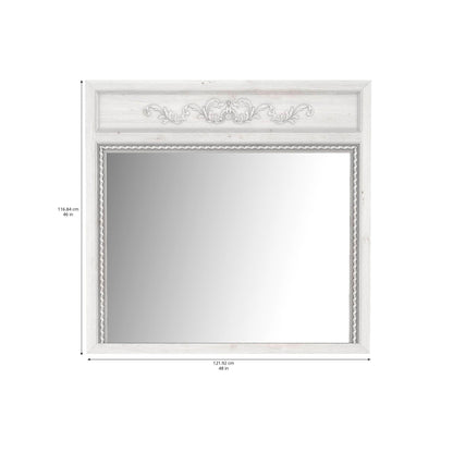 Somerton Trumeau Landscape Mirror, Fleur de Sel