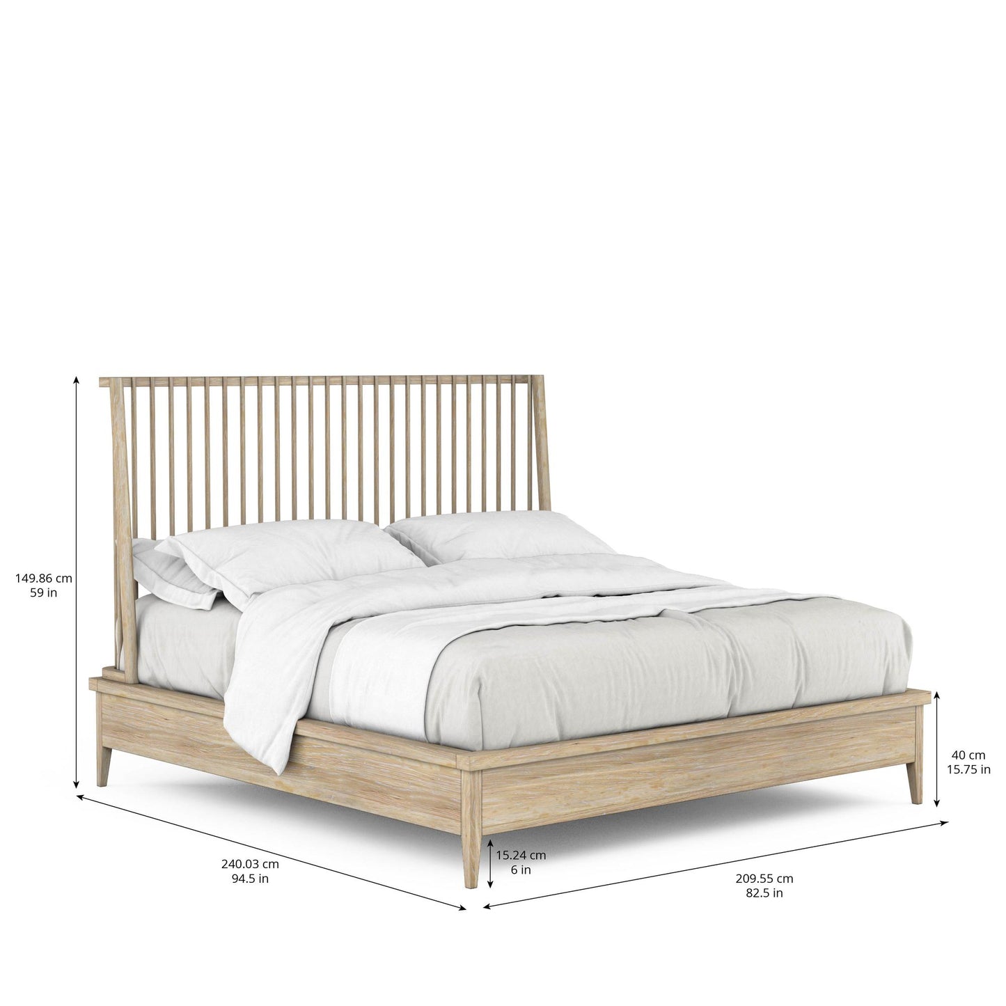 Frame King Spindle Bed