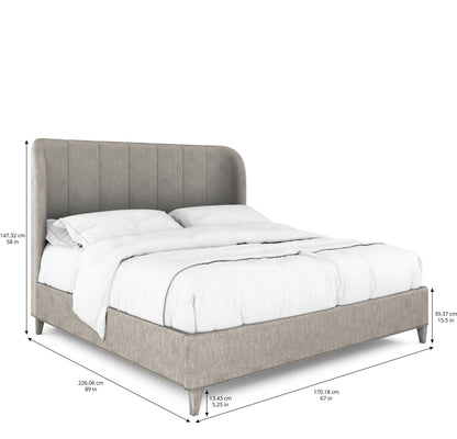 Vault Queen Upholstered Shelter Bed