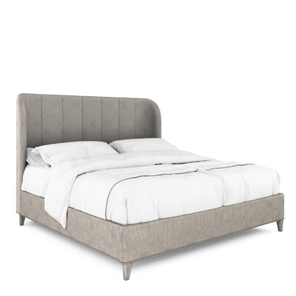 Vault California King Upholstered Shelter Bed