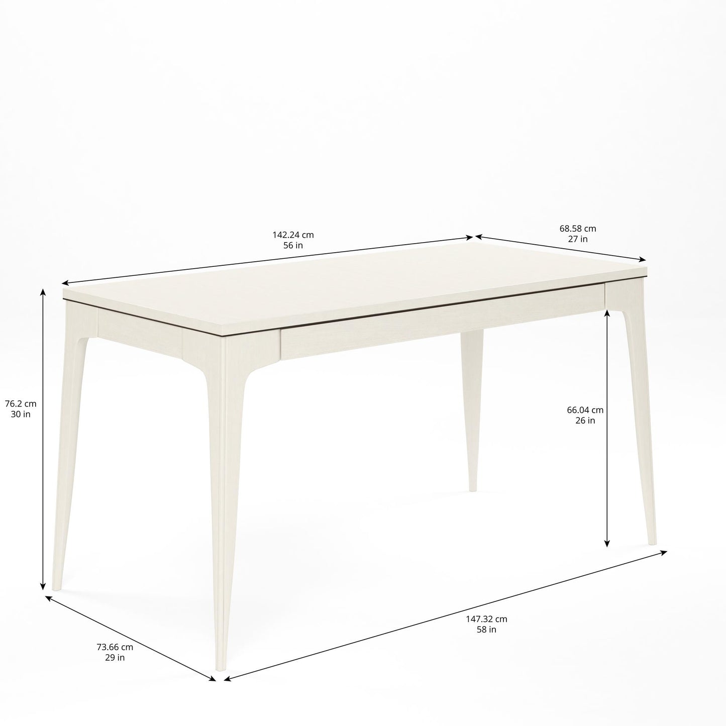 Blanc Writing Desk