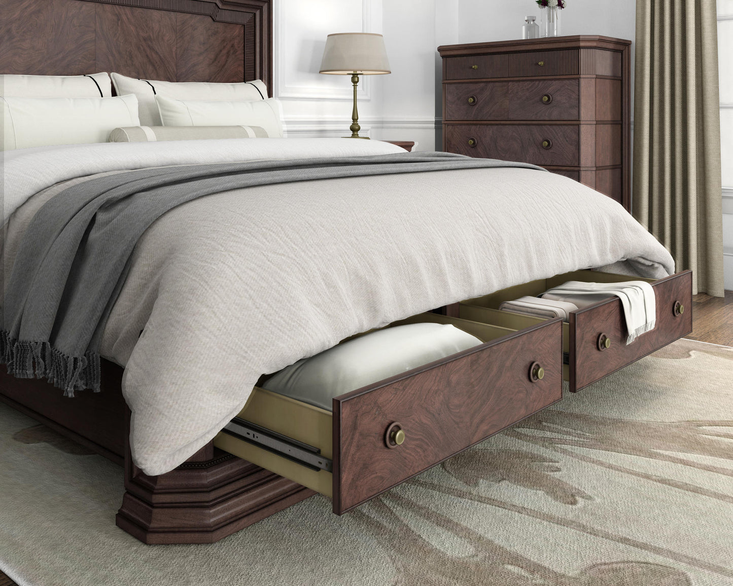 Revival Queen Panel Storage Bed