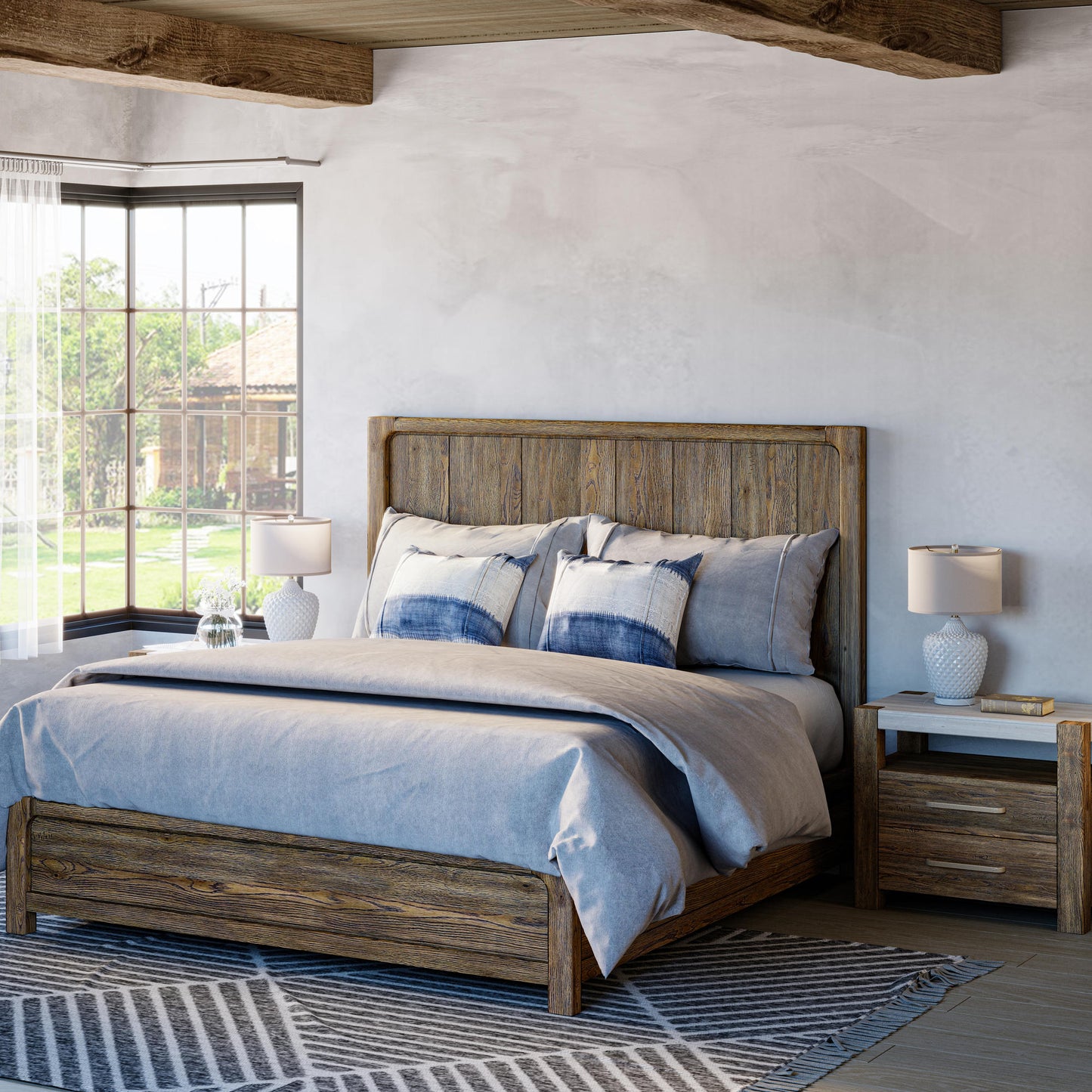 Stockyard King Panel Bed