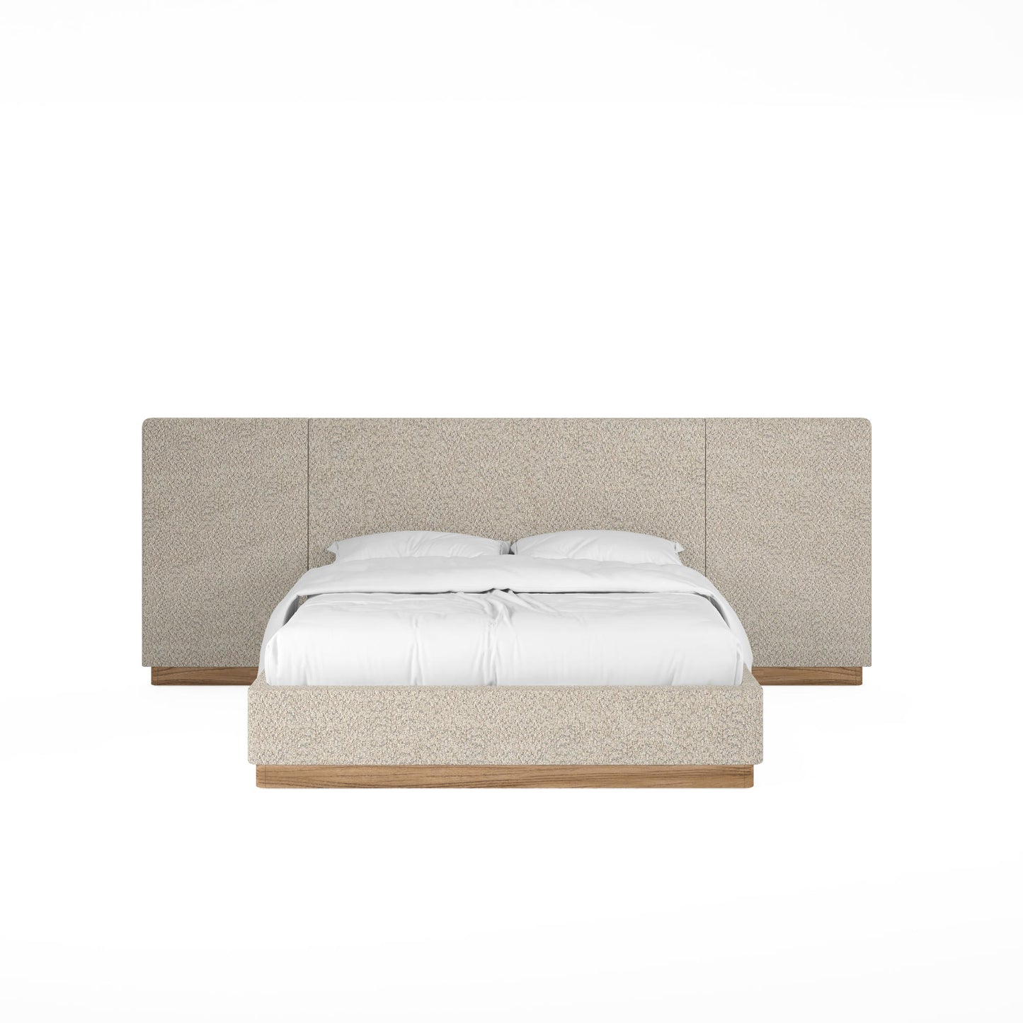 Portico Queen Upholstered Bed With End Panel