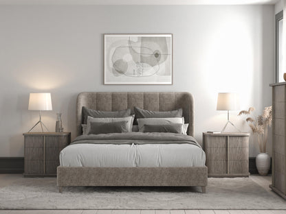 Vault King Upholstered Shelter Bed