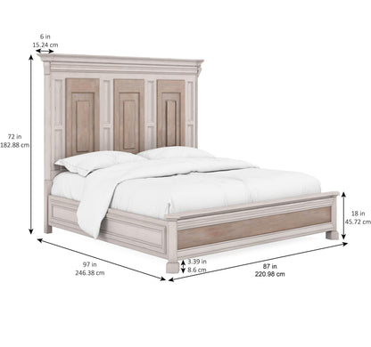 Alcove Cal-King Panel Bed